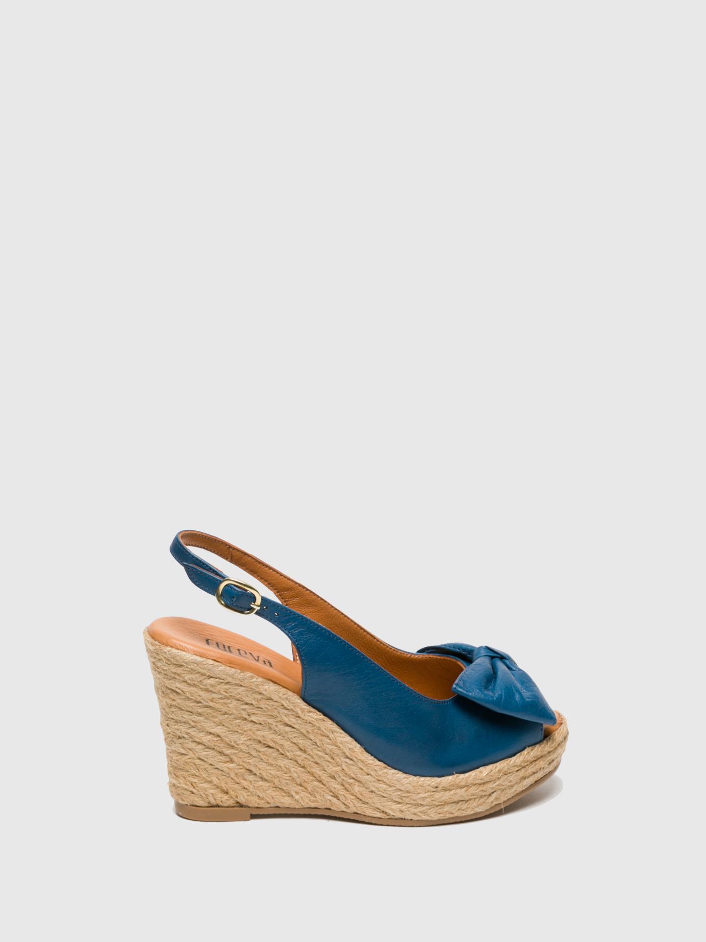 Foreva Blue Wedge Sandals